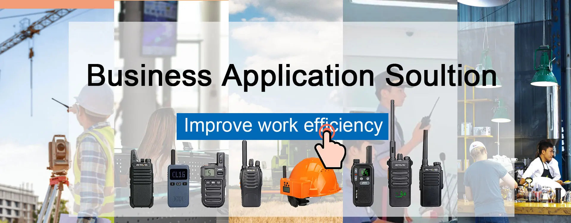 RETEVIS RT622 Walkie Talkie Mini 2 pcs PMR 446 Portable Two-way Radio ht PTT Walkie-talkies Communication Radio for Restaurant