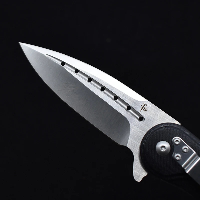 D2 Steel Pocket Folding Knife Outdoor Combat Hunting Knives Camping Hiking Multi-Hardness Utility Knife Sharp Cutter EDC Gift