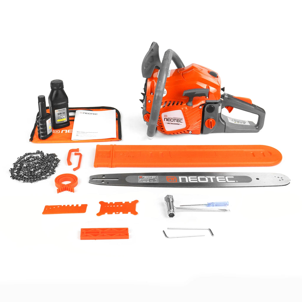 Hot Selling in the US NEOTEC Tree Wood Cutting Top Handle Chain Saw Small NCS6200A Gasoline Chainsaw With 20In Bar and Chain