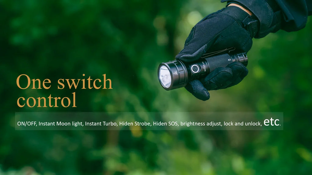 Sofirn IF22A 2100lm Flashlight 21700 Powerful Light SFT40 LED 629M Long Range USB C Rechargeable Charging  Throw Torch