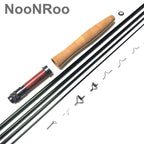 NooNRoo-DIY Fly Fishing Rod Kit, Cambo Kit, Very Good FasAction, Fly Blank, A Grade Cork Grip, Combo, IM8, 9ft, 3 WT, 5 Wt, 6wt