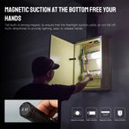 Trustfire MC5 LED EDC Flashlight 3300Lumen Rechargeable Lamp 21700 Battery Torchs with Magnetic USB Charging and Power Indicator