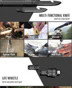 MT14102 Survival Folding Shovel Aluminum Tactical Search Shovel Car Snow Shovels Garden Tool Multi-function Shovels For Military