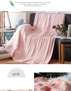 100% Cotton High quality Sheep velvet Blankets Winter warmth Knitted wool blanket Sofa/Bed cover quilt Knitted blanket