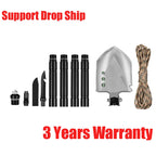 MT14102 Survival Folding Shovel Aluminum Tactical Search Shovel Car Snow Shovels Garden Tool Multi-function Shovels For Military