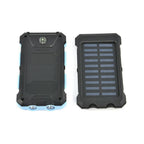 Solar Panel DIY Power Bank Case Charge Storage Box Dual USB Power Bank Shell SOS Light Flashing Light Compass Power Bank Box