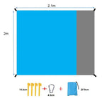 Beach Mat Outdoor Picnic Sandproof Waterproof Soft Comfortable Material Light Weight Portable for Beach Outdoor Travel Camping