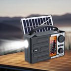 Portable AM FM SW Radio with LED Flashlight & BT Speaker Full Band Radio Emergency Radio for Outdoor Camping and Emergency