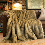 Battilo Faux Fur Throw Blanket Luxury Decorative Sofa Blankets Thick Warm Fur Blanket Soft Fluffy Plaid Throws For Bed King Size