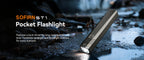 SOFIRN ST1 1500lm 226m Pocket Flashlight  USB C Rechargeable Square Lamp IPX7 Waterproof Light for Camping&Fishing