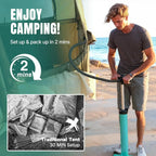 Truck Bed Tent 5.5ft-8ft for 2+1 People/Family, 2 Mins Fast Setup Inflatable Pickup Truck Tent, PU 3000mm Waterproof