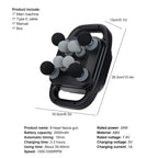 42-Heads Fascia Gun High-Frequency Vibration Body Massage Gun Back and Waist Massager Neck Shoulder Massager Muscle masajeador