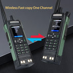 Walkie Talkie Baofeng UV-32 Air Band 10W GPS Amateur FM Two Way Radio with 2.0" HD Screen and 2200mah USB-C Charging Battery