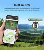 Ucon 4G LTE Cellular Trail Camera 5MP Solar Camera PIR Motion Activated 0.2s Trigger Time Night Vision Wildlife Hunting Cameras