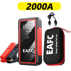 Hot 2000A/1200A Portable Car Jump Starter Power Bank Car Booster Charger 12V Starting Device Petrol Diesel Car Emergency Booster