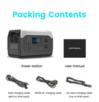 2600W 1800W 500W Portable Power Station 1024wh 345wh Lifepo4 Battery Powerful Power Bank Solar Generator Emergency Power Supply