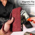 PU Leather Phone Case for IPhone 17Air  17 Pro Max 16 Pro Max 16e 15 14 13 12 11 Pro Max Plus  Flip Wallet Style Phone Cover