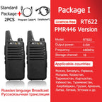 RETEVIS RT622 Walkie Talkie Mini 2 pcs PMR 446 Portable Two-way Radio ht PTT Walkie-talkies Communication Radio for Restaurant