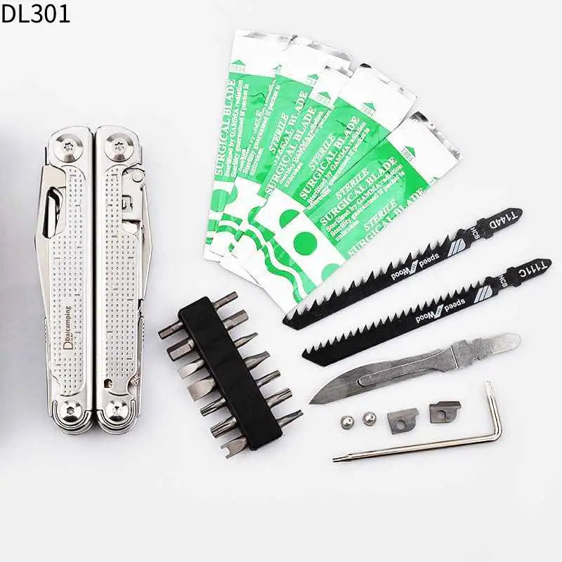 Daicamping DL301 DL30 Replaceable Part Multi Hand Tools Set Multi-tools Folding Knives EDC Survival Gear Manual Plier Multitools