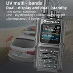 MOTOLOLA walkie talkie 15W multi band Bluetooth Programming Noise Reduction  AM FM amateur radio  Camping walkie talkie