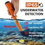 Metal Detector Pinpointer Waterproof Handheld Pin Pointer Wand Golden Treasure Hunting Unearthing Tool Accessories