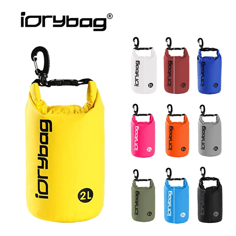 Idrybag Dry Bag Waterproof Bag for Women Men 2/5/10/15/20L Swimming Rafting Kayaking River Trekking Waterproof Dry Bag Backpack