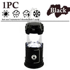 Solar Multifunctional Handheld Camping Lamp Tent Lamp LED Portable Flashlight Portable Waterproof Emergency Powered Work Light