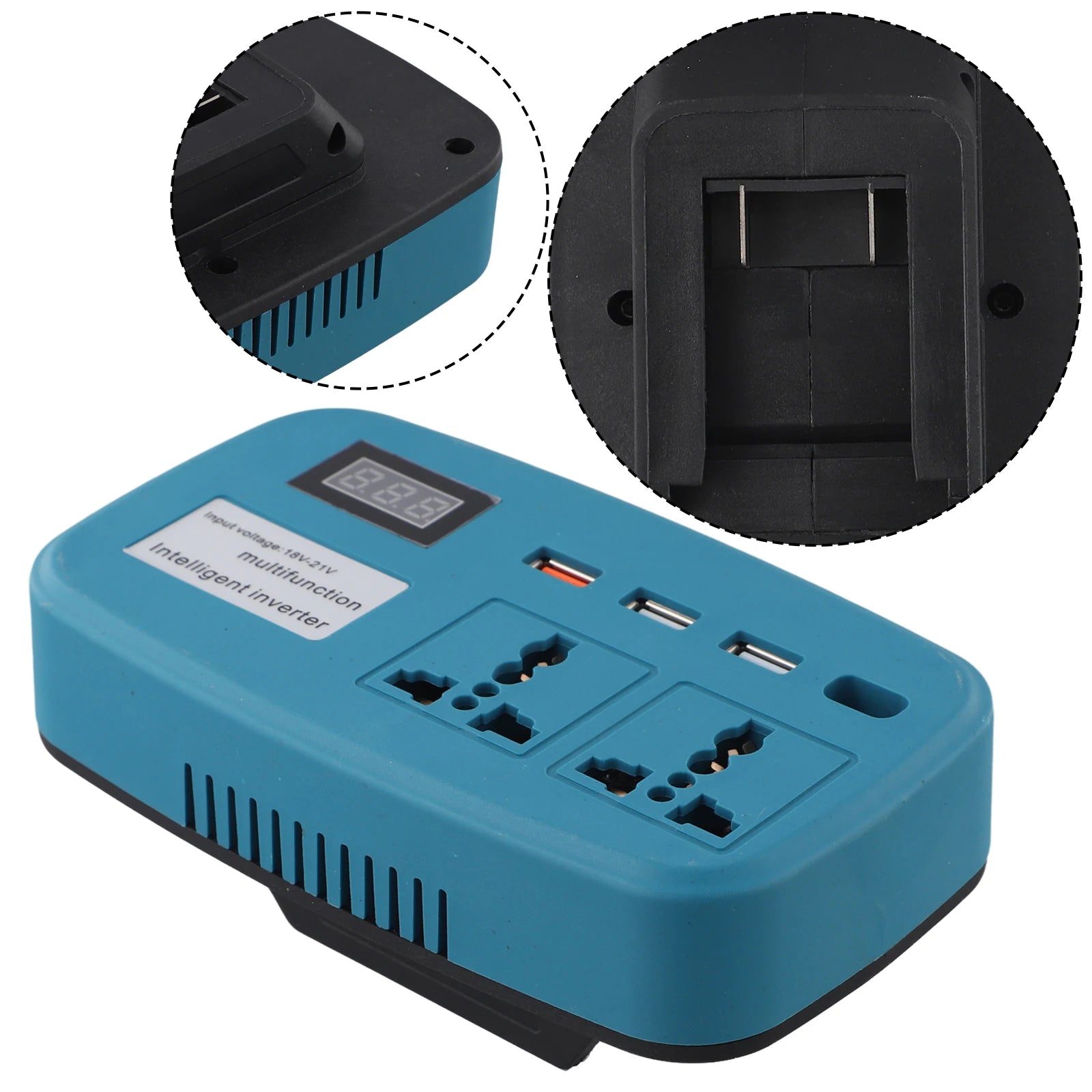 Lithium Battery Inverter DC18V/21V Direct Current Into 180V-220V Alternating Current Smart Charging Technology Battery Converts