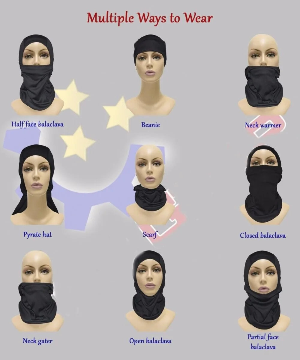 Balaclava Ski Mask Full Face Cover For Men And Women Breathable Full Face Mask For Skiing Outdoor Sports