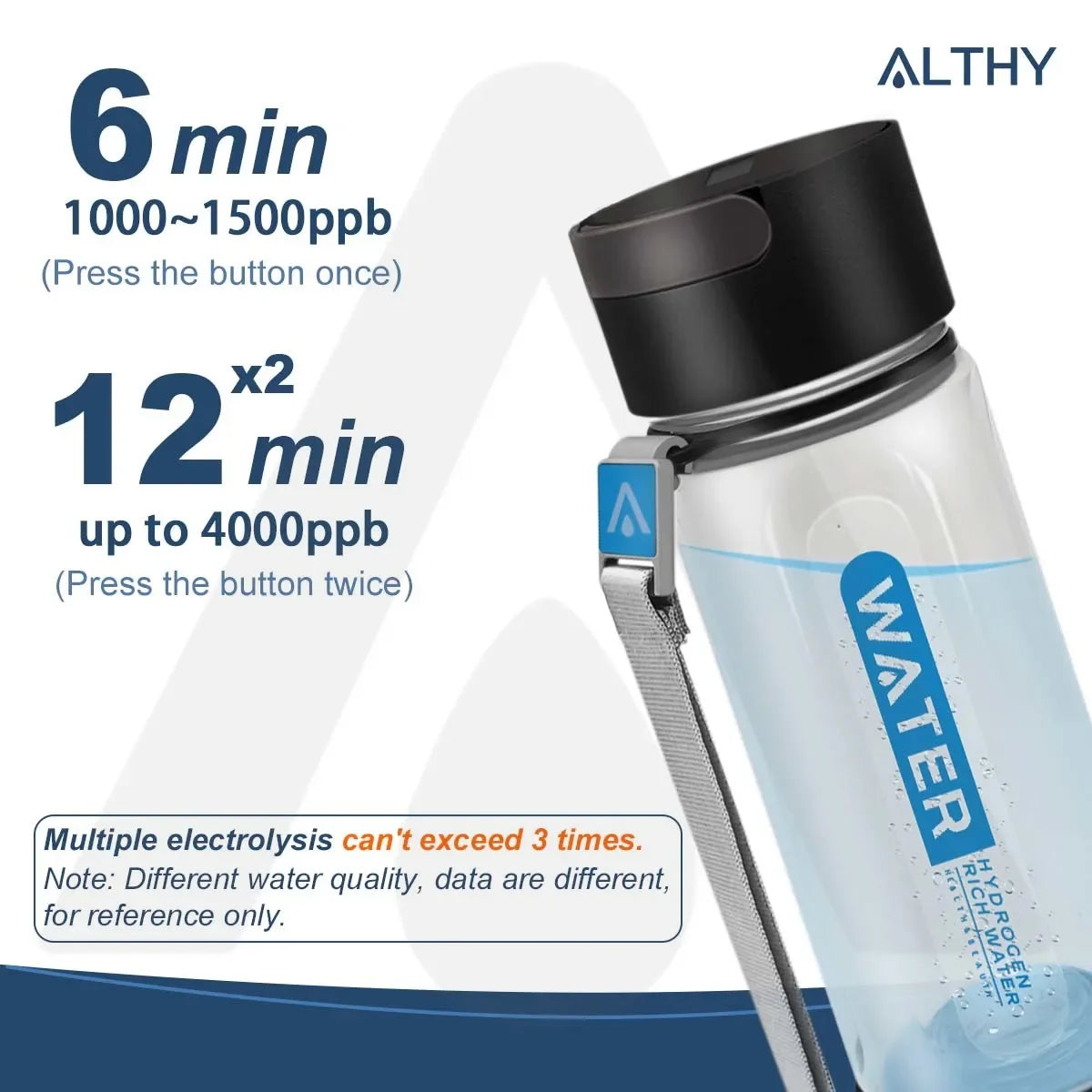 ALTHY Hydrogen Water Generator Bottle Cup