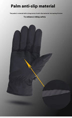 Waterproof Ski Men Glove Winter Touchscreen Thermal Lining Gloves Anti-Slip Warm Water-Repellent Winter Ski-Gloves