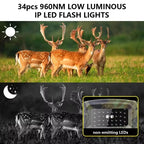 Outdoor 2.7K Wireless Trail Camera Hunting Cameras With Screen Wildlife Surveillance Night Vision Tracking Photo Trap Cams