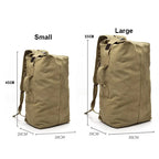 Outdoor Travel Bag Backpack Man Light weight Canvas Bucket Shoulder Bags