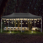 10x20 Heavy Duty Pop Up Canopy Tent for Parties Event Wedding Commercial Instant Canopy with Roller Bag, Party Tent Waterproof