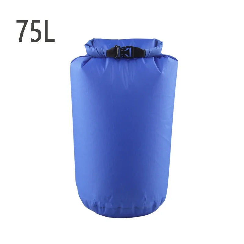 8L/25L/40L/70L/75L Waterproof Dry Bag Ultra Lightweight Airtight Bags Roll Top Drybags for Camping Kayaking Swimming Rafting