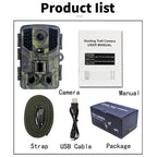 Outdoor Trail Camera 20MP 1080P HD Hunting IP66 Waterproof Infrared Night Vision Motion Activated Surveillance Trap Camera