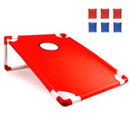 Portable Cornhole Board Set with 6 Bags Outdoor Toss Game Set for Kids Adults Family Outdoor Yard Toss Game Sports Entertainment