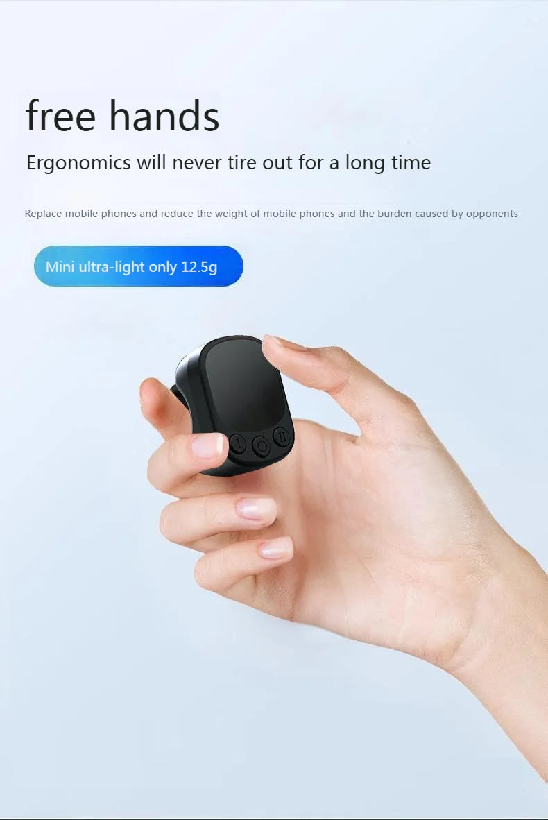 Wireless Bluetooth Ring Mouse With Touch Screen Remote Control Lightweight Tiktok YouTube Mini Air Mice For iOS Android Tablet