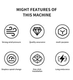 Dewalt 30000RPM Brushless  Air Blower Cordless Turbo Fan Handheld Violent Fan Dryer 20V Rechargeable Dust Blowing Tool