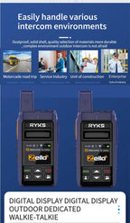 Android 8.0 Long Range Communication Radio Zello Walkie Talkie 4G Bluetooth 5000Km Wifi Wireless Devices Portable Two-Way Radio