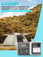 2600W 1800W 500W Portable Power Station 1024wh 345wh Lifepo4 Battery Powerful Power Bank Solar Generator Emergency Power Supply