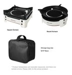 WESTTUNE Outdoor Infrared Combustion Stove Portable Cooking Burner 3600W Gas Stove with Electronic Ignition for Camping Picnic