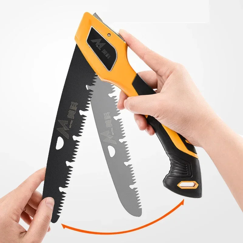 Japanese TOOL Folding Hand Saw Compact Design Hand Saw for Trees for Camping Pruning Saw with Hard Teeth Hacksaw Garden Pruning