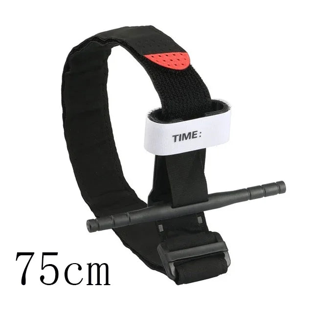 Tactical Medical Tourniquet for Outdoor Exploration Combat Application Red Tip Medical Emergency Belt Aid