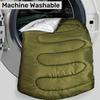 Double Sleeping Bags for Two Adults - With Pillow, All-Season, Cold Weather, Keep Warm