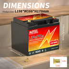 6Ah 10Ah 12Ah 20Ah 30Ah 12V 100Ah LiFePO4 Battery Pack BMS 200Ah 300Ah Lithium Iron Phosphate Rechargeable Battery