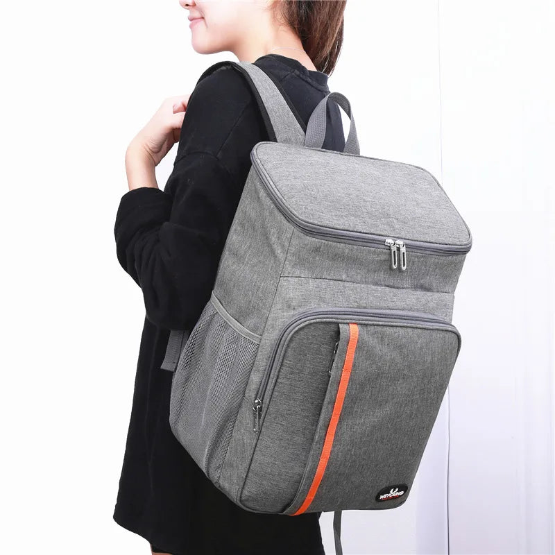 18L Portable Thermal Lunch Bag Food Box Durable Waterproof Cooler Ice Insulated Case