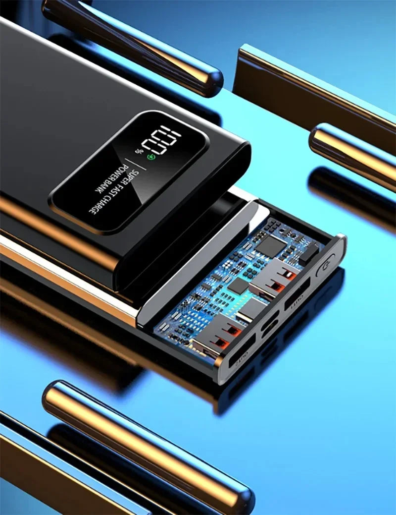 VIVO 120W Power Bank Super Fast Charging 200000mAh Large Capacity Portable External Battery For Mobile Power Bank For IPhone