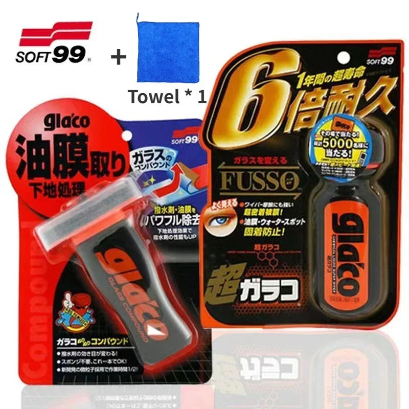 100ml Soft99 Car Windshield Oil Film Removal Rain Repellent JDM Ultra Glaco Car Glass Antirain Coating Anti-rain for Car Glass