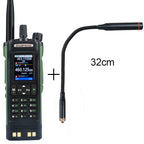 Walkie Talkie Baofeng UV-32 Air Band 10W GPS Amateur FM Two Way Radio with 2.0" HD Screen and 2200mah USB-C Charging Battery